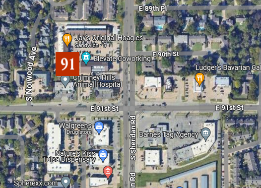 Salon 91 Location Map